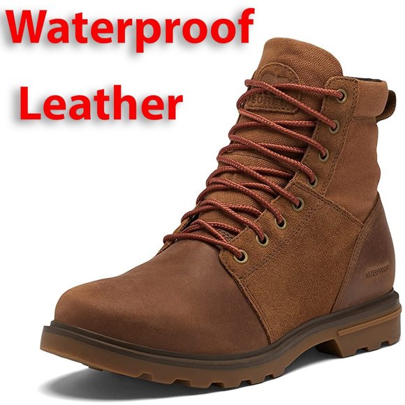 Brand New Sorel Men's Waterproof Leather Winter Boots - Picture 1 of 6
